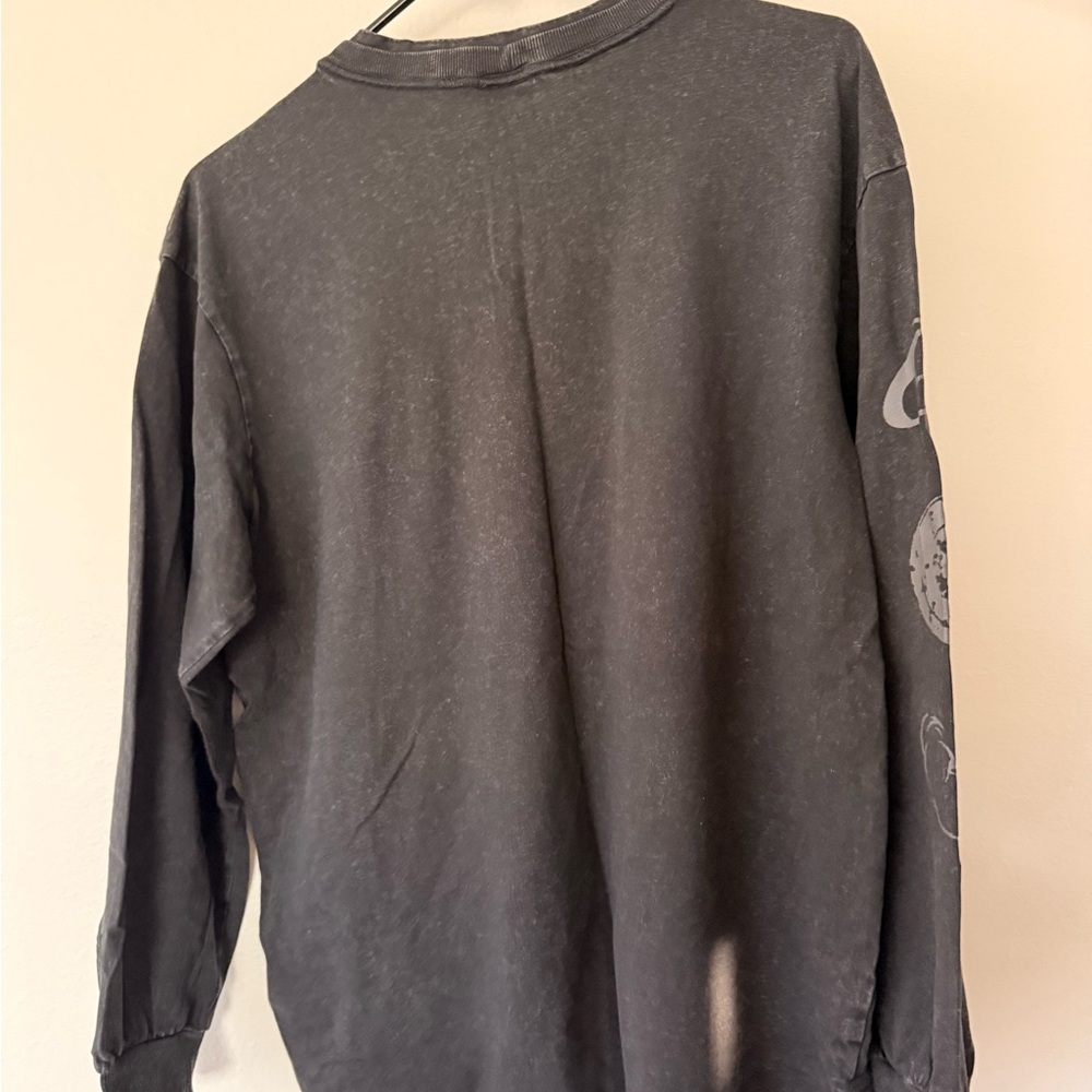 Gymshark Legacy Wash Long Sleeve Black Oversized Sweatshirt